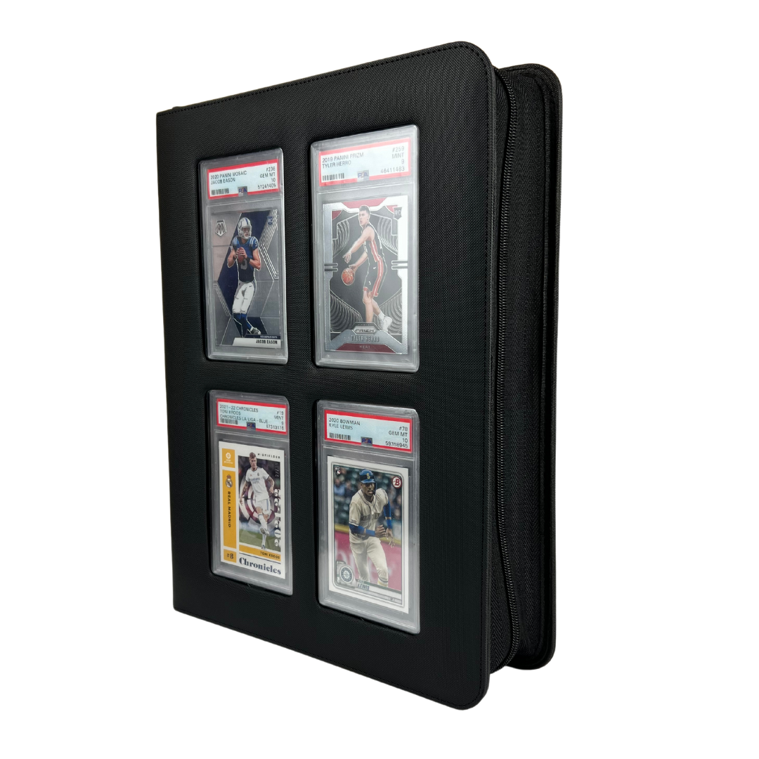 ER PREMIUM CARD SLAB BINDER WITH WINDOW BLACK