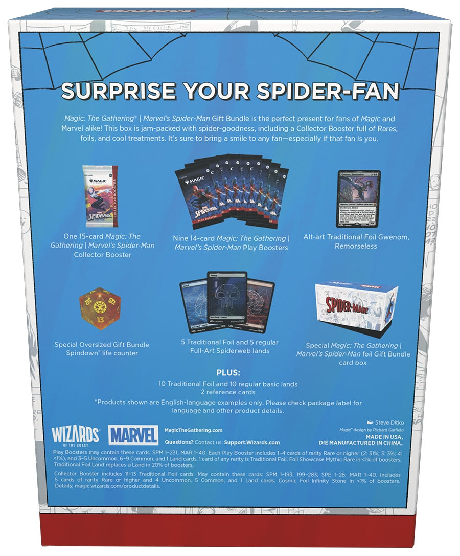 MTG Universes Beyond: Marvel's Spider-Man Gift Bundle PREORDER