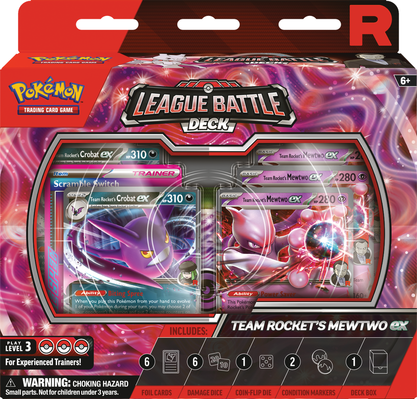 Pokemon - League Battle Deck - Team Rocket’s Mewtwo ex (Pre-Order)