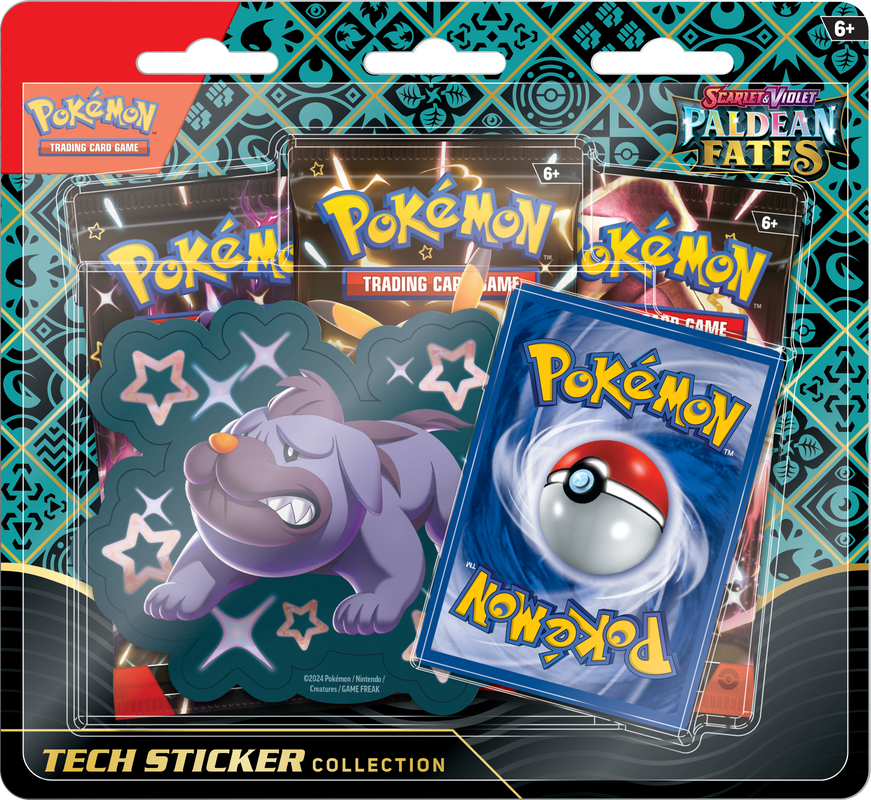 Pokemon - Scarlet and Violet - Paldean Fates - Tech Sticker Collection (Preorder)