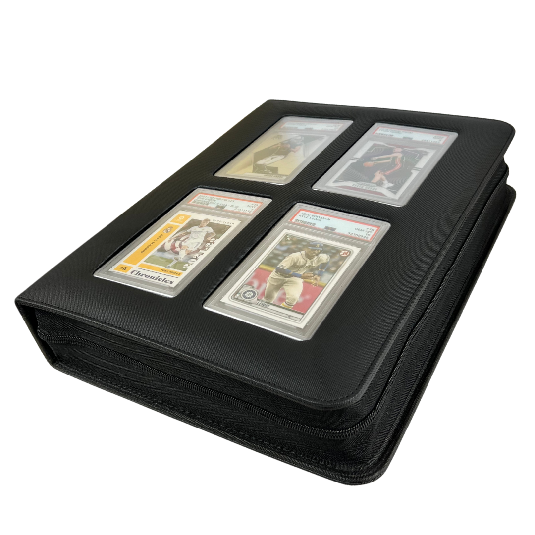 ER PREMIUM CARD SLAB BINDER WITH WINDOW BLACK