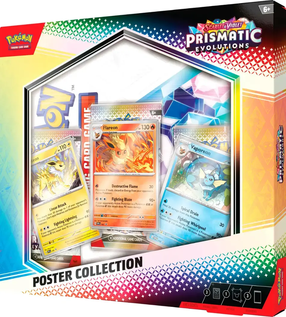 Pokémon Prismatic Evolutions Poster Collection