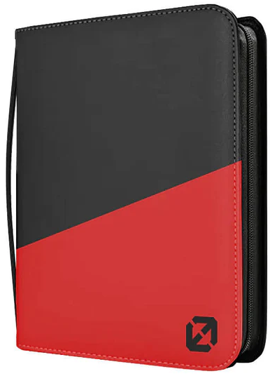 ER SHIELD+ 3X4 TOPLOAD CARDS BINDER BLACK/RED