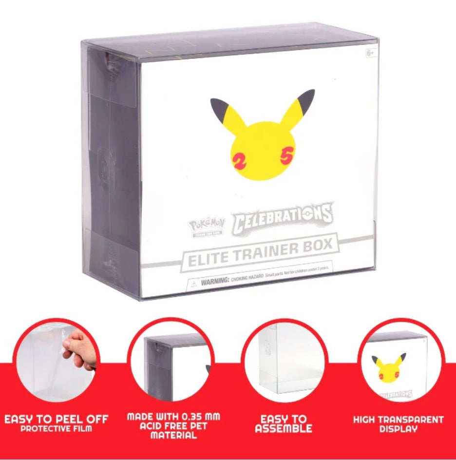 Evoretro DISPLAY CASE PROTECTOR FOR POKEMON ETB