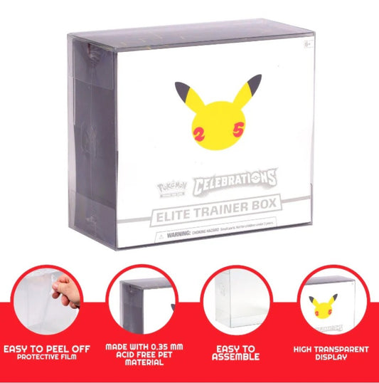 Evoretro DISPLAY CASE PROTECTOR FOR POKEMON ETB