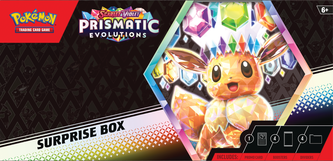 Pokémon Prismatic Evolutions Surprise Box PREORDER