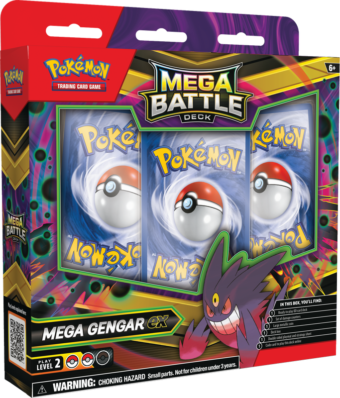 Pokémon Mega Battle Deck Gengar ex (PREORDER)