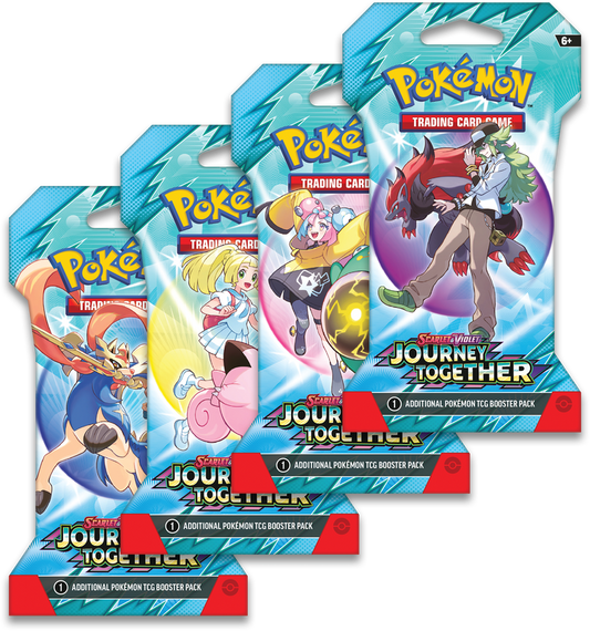 Pokemon - Scarlet and Violet - Journey Together - Sleeved Booster Pack (Preorder)