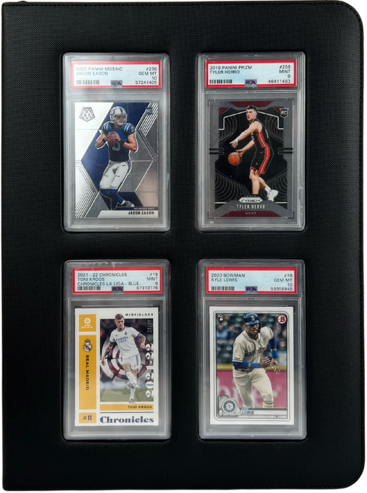 ER PREMIUM CARD SLAB BINDER WITH WINDOW BLACK