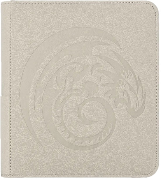 DRAGON SHIELD CARD CODEX ZIPSTER BINDER SMALL WHITE