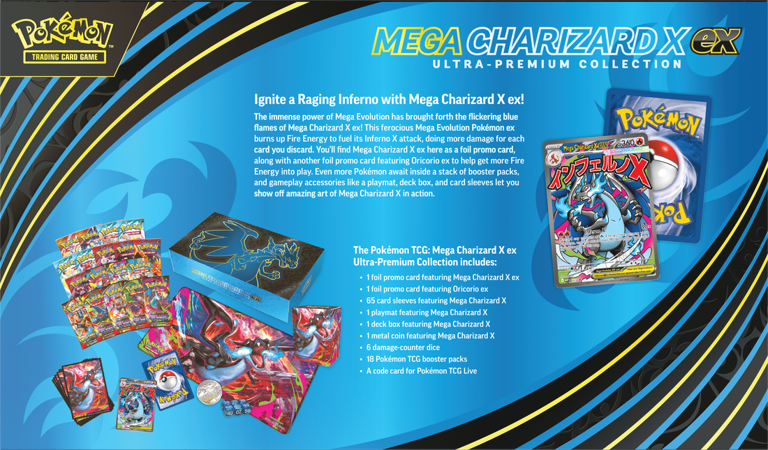 Pokemon - Mega Charizard X ex - Ultra Premium Collection (Pre-Order)