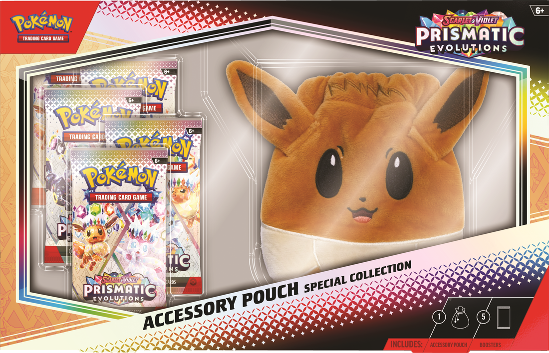 Pokémon Prismatic Evolutions Accessory Pouch Special Collection